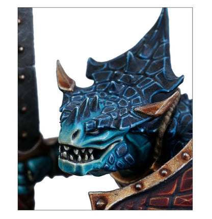Warhammer Age of Sigmar Seraphon Saurus Oldblood on Carnosaur/Saurus Scar-Veteran on Carnosaur/Skink Oracle on Troglodon
