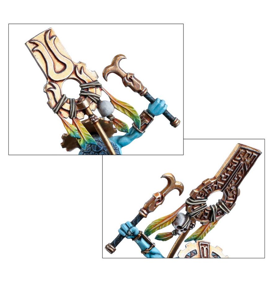 Warhammer Age of Sigmar Seraphon Saurus Oldblood on Carnosaur/Saurus Scar-Veteran on Carnosaur/Skink Oracle on Troglodon
