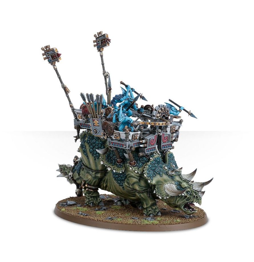 Warhammer Age of Sigmar Seraphon Stegadon/Stegadon Chief