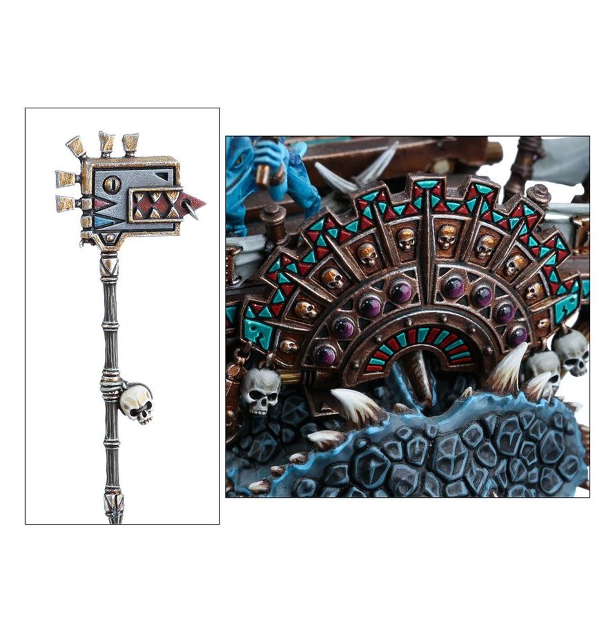 Warhammer Age of Sigmar Seraphon Stegadon/Stegadon Chief