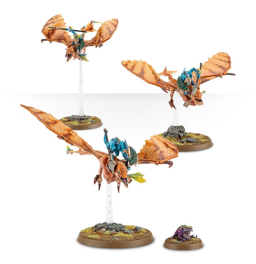 Warhammer Age of Sigmar Seraphon Terradon Riders/Ripperdactyl Riders
