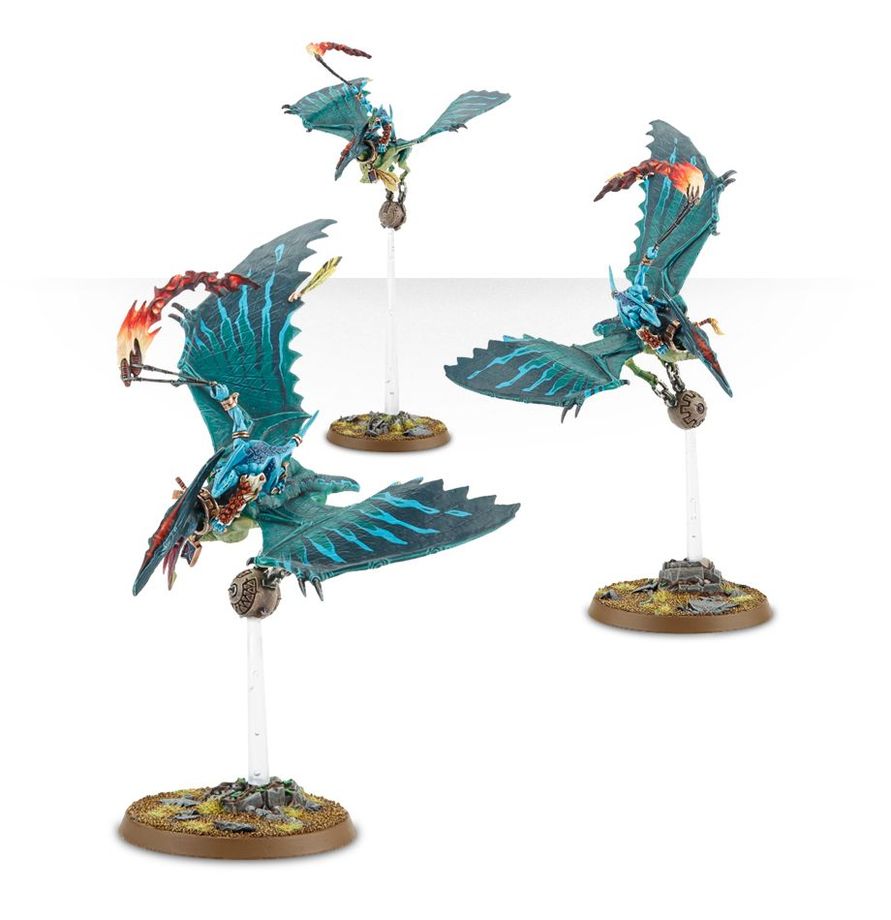 Warhammer Age of Sigmar Seraphon Terradon Riders/Ripperdactyl Riders