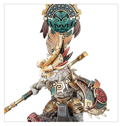Warhammer Age of Sigmar Seraphon Saurus Scar-Veteran on Aggradon