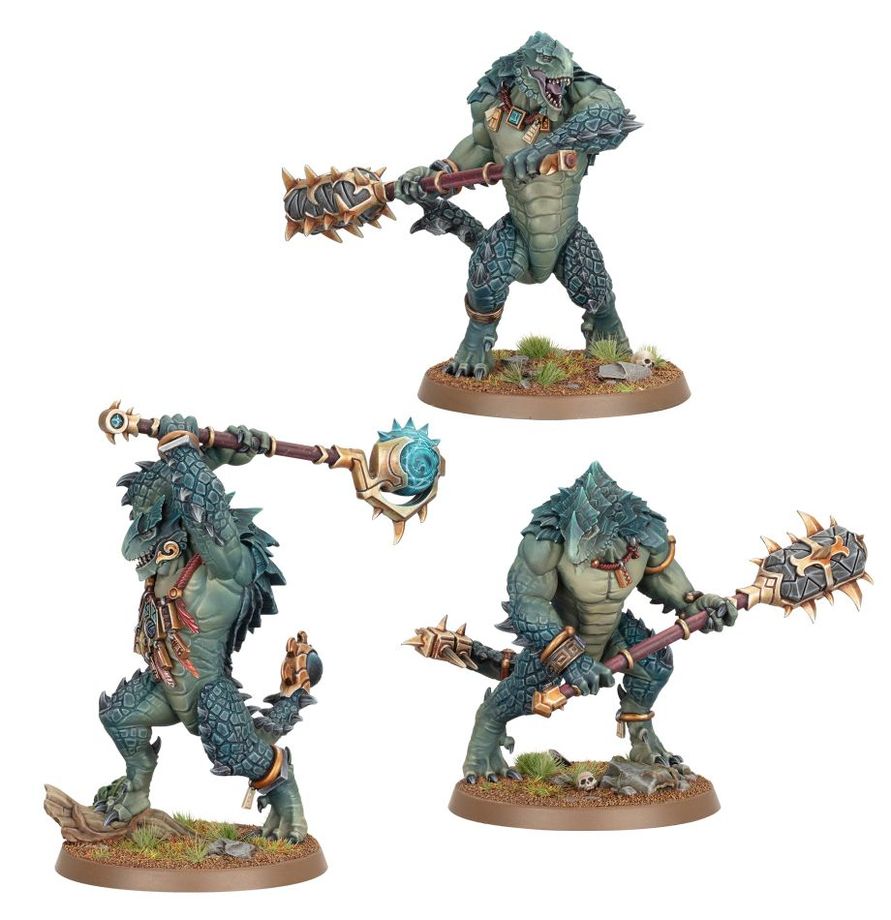 Warhammer Age of Sigmar Seraphon Kroxigor/Kroxigor Warspawned
