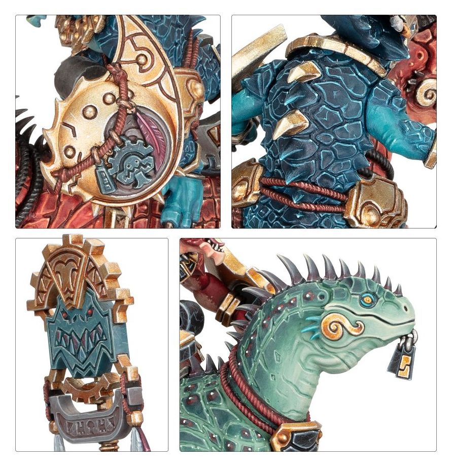 Warhammer Age of Sigmar Seraphon Aggradon Lancers
