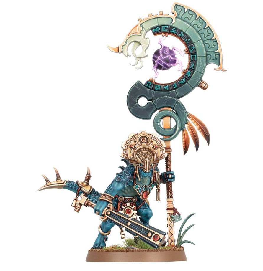 Warhammer Age of Sigmar Seraphon Saurus Astrolith Bearer