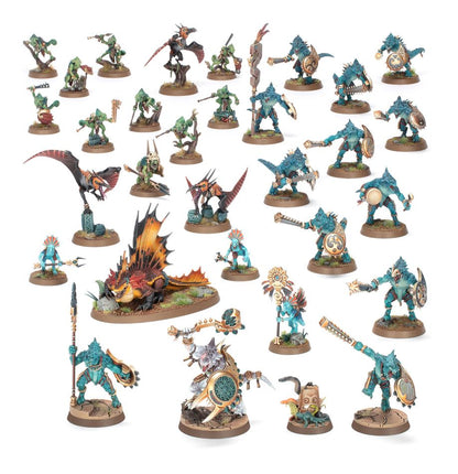 Warhammer Age of Sigmar Spearhead: Seraphon – Sunblooded Prowlers