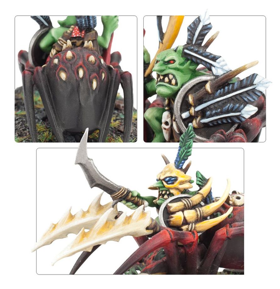 Warhammer Age of Sigmar Gloomspite Gitz Spider Riders