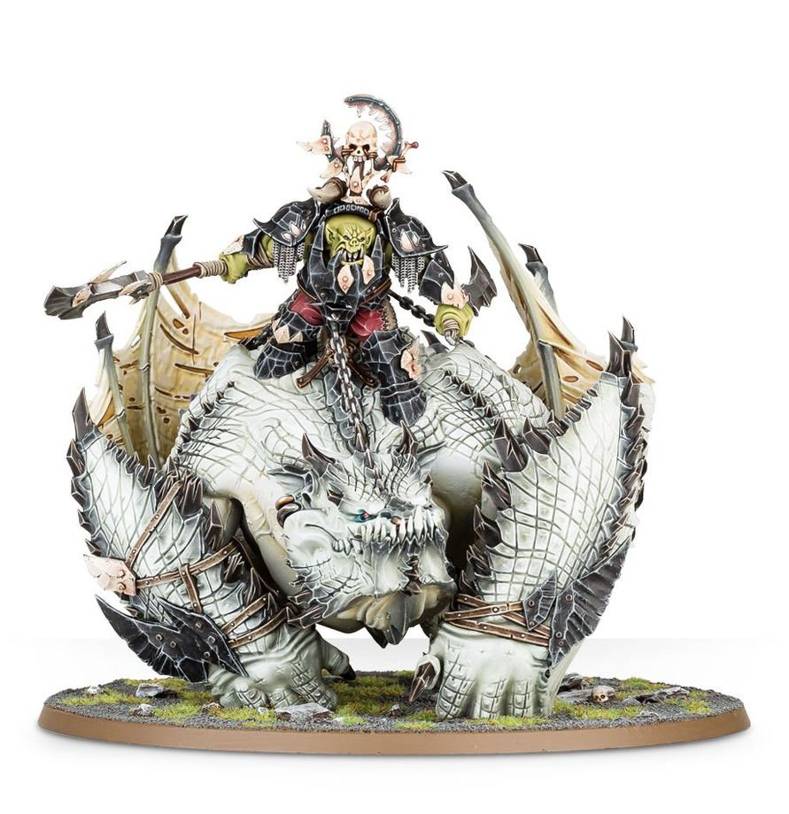 Warhammer Age of Sigmar Orruk Warclans Gordrakk, the Fist of Gork/Megaboss on Maw-krusha