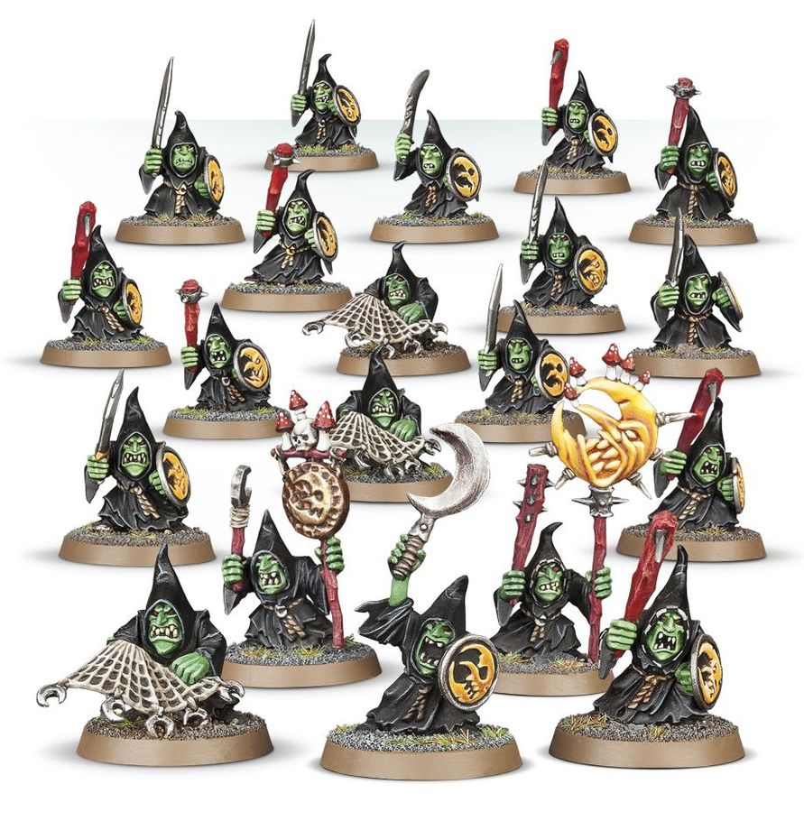Warhammer Age of Sigmar Gloomspite Gitz Moonclan Stabbas/Shootas