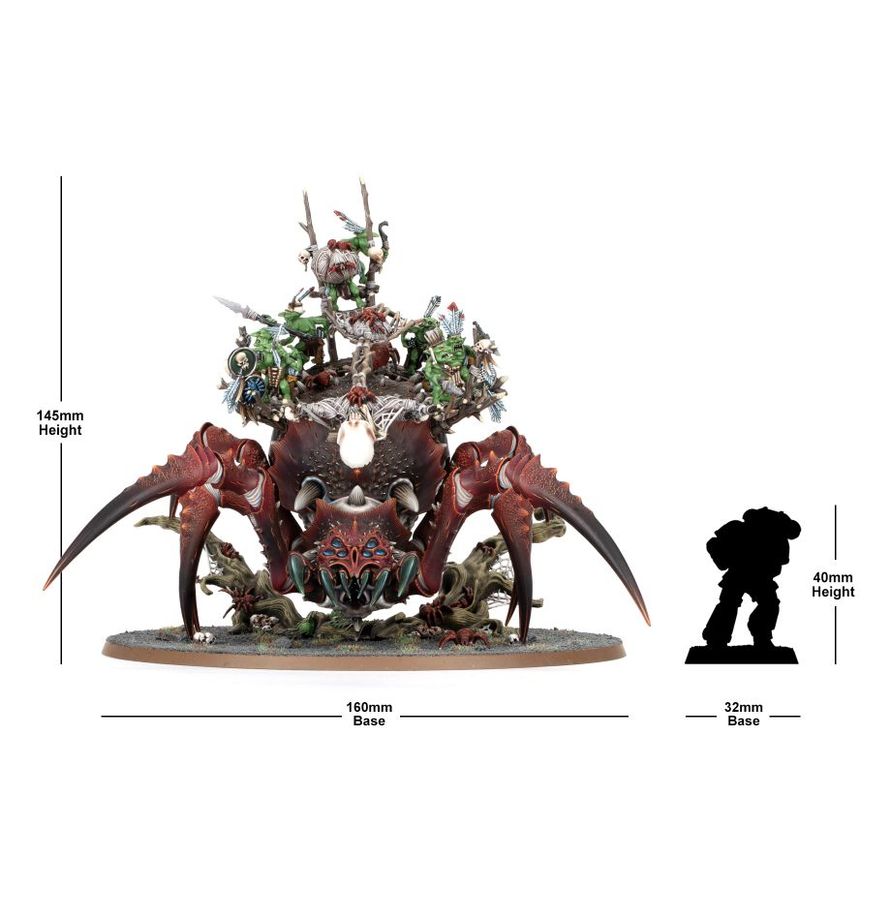 Warhammer Age of Sigmar Gloomspite Gitz Arachnarok Spider