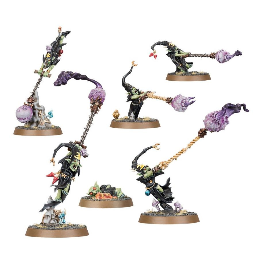 Warhammer Age of Sigmar Gloomspite Gitz Sporesplatta Fanatics/Loonsmasha Fanatics