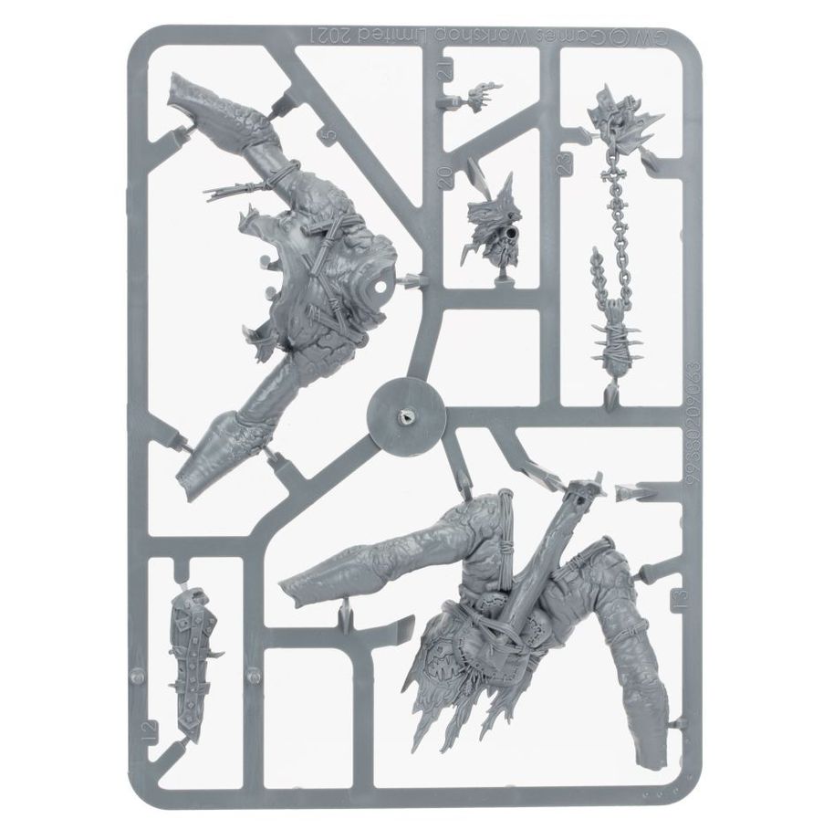 Warhammer Age of Sigmar Orruk Warclans Breaka-boss on Mirebrute Troggoth