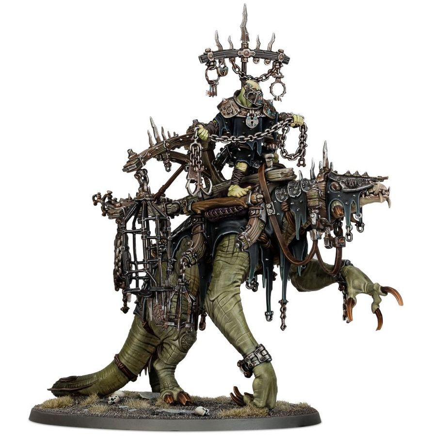 Warhammer Age of Sigmar Orruk Warclans Swampboss Skumdrekk/Snatchaboss on Sludgeraker Beast