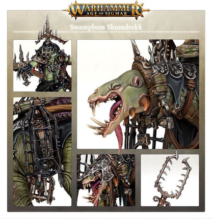 Warhammer Age of Sigmar Orruk Warclans Swampboss Skumdrekk/Snatchaboss on Sludgeraker Beast