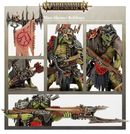 Warhammer Age of Sigmar Orruk Warclans Man-Skewer Boltboyz