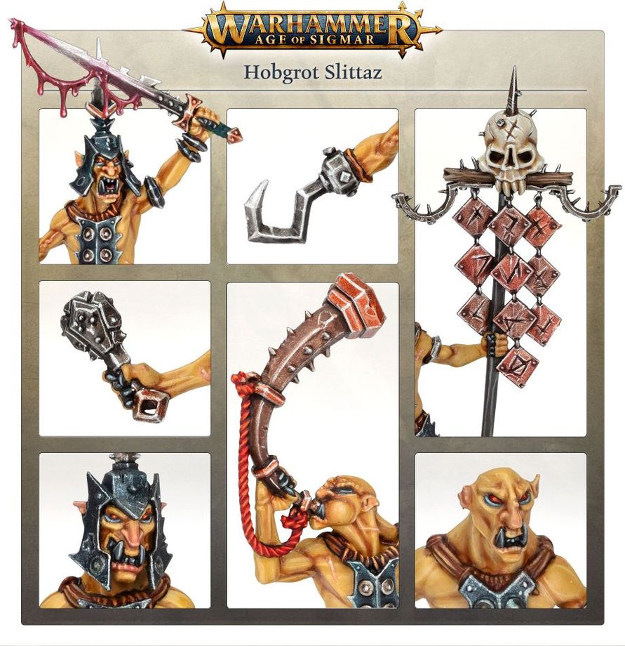 Warhammer Age of Sigmar Orruk Warclans Hobgrot Slittaz
