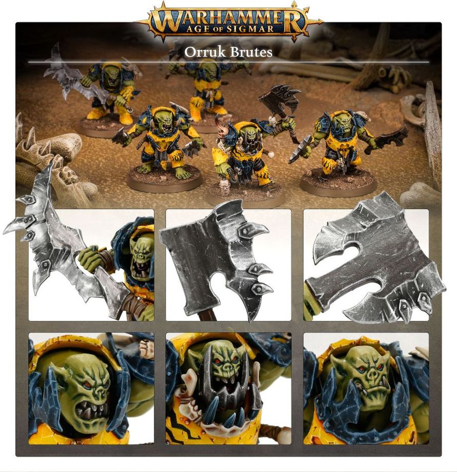 Warhammer Age of Sigmar Orruk Warclans Brutes