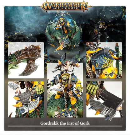 Warhammer Age of Sigmar Orruk Warclans Gordrakk, the Fist of Gork/Megaboss on Maw-krusha