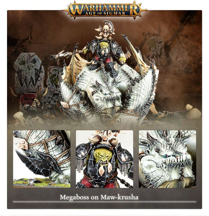 Warhammer Age of Sigmar Orruk Warclans Gordrakk, the Fist of Gork/Megaboss on Maw-krusha