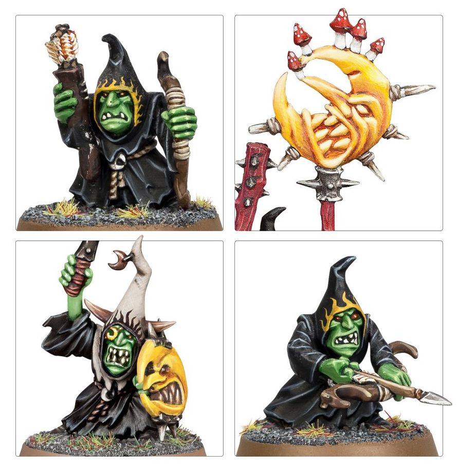 Warhammer Age of Sigmar Gloomspite Gitz Moonclan Stabbas/Shootas