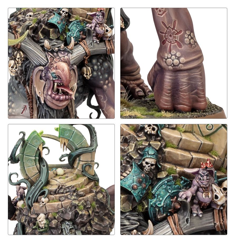 Warhammer Age of Sigmar Gloomspite Gitz Trugg the Troggoth King