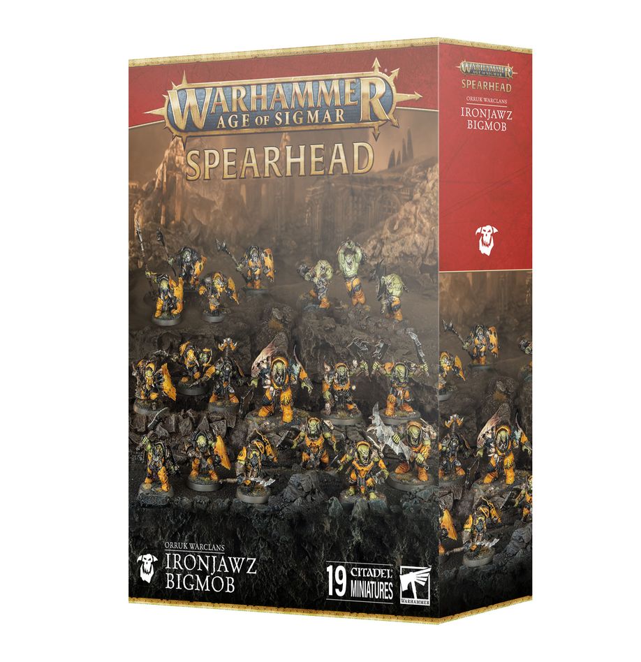 Warhammer Age of Sigmar Spearhead: Orruk Warclans – Ironjawz Bigmob