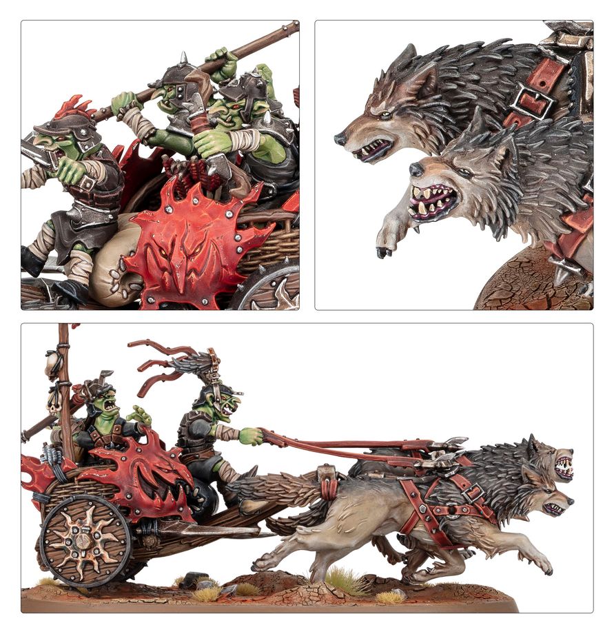 Warhammer Age of Sigmar Gloomspite Gitz Sunsteala Wheelas