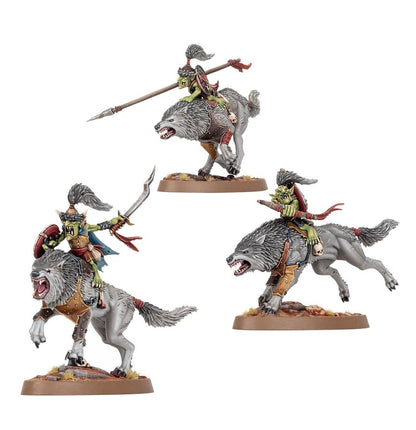 Warhammer Age of Sigmar Gloomspite Gitz Snarlboss and Wolfgit Retinue