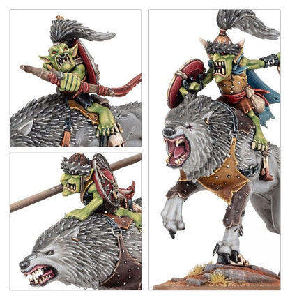 Warhammer Age of Sigmar Gloomspite Gitz Snarlboss and Wolfgit Retinue