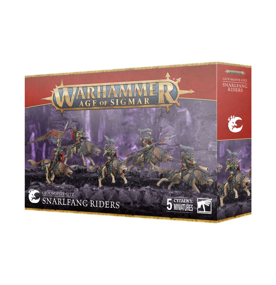 Warhammer Age of Sigmar Gloomspite Gitz Snarlfang Riders