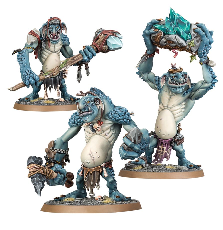 Warhammer Age of Sigmar Gloomspite Gitz Rockgut Troggoths