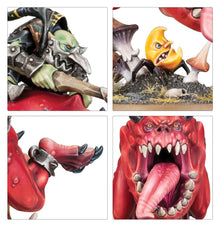 Warhammer Age of Sigmar Gloomspite Gitz Loonboss on Giant Cave Squig