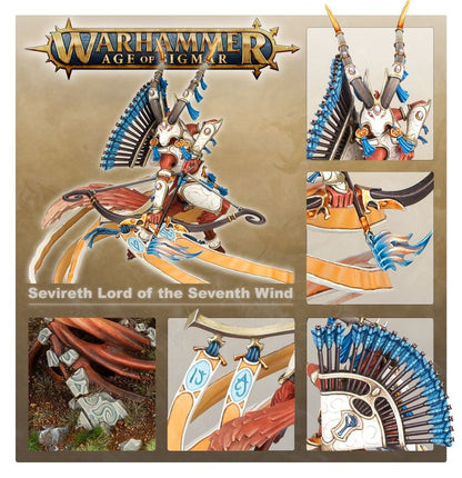 Warhammer Age of Sigmar Lumineth Realm-Lords Sevireth, Lord of the Seventh Wind/Hurakan Spirit of the Wind