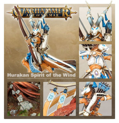 Warhammer Age of Sigmar Lumineth Realm-Lords Sevireth, Lord of the Seventh Wind/Hurakan Spirit of the Wind