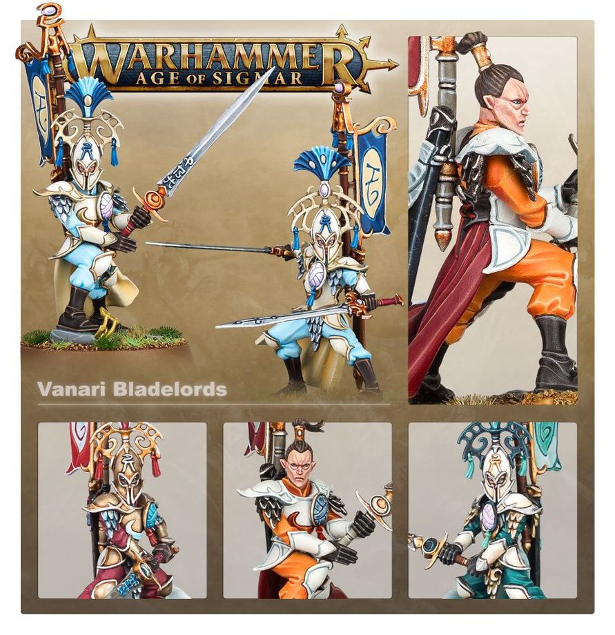 Warhammer Age of Sigmar Lumineth Realm-Lords Vanari Bladelords
