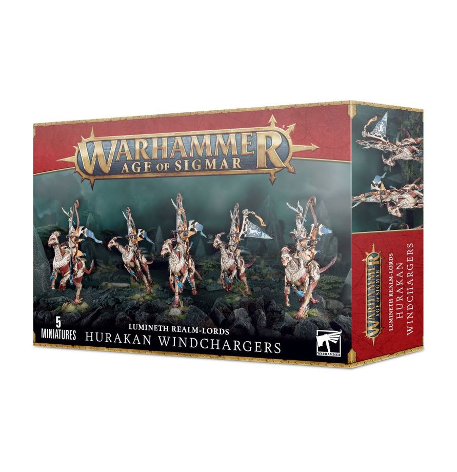 Warhammer Age of Sigmar Lumineth Realm-Lords Hurakan Windchargers