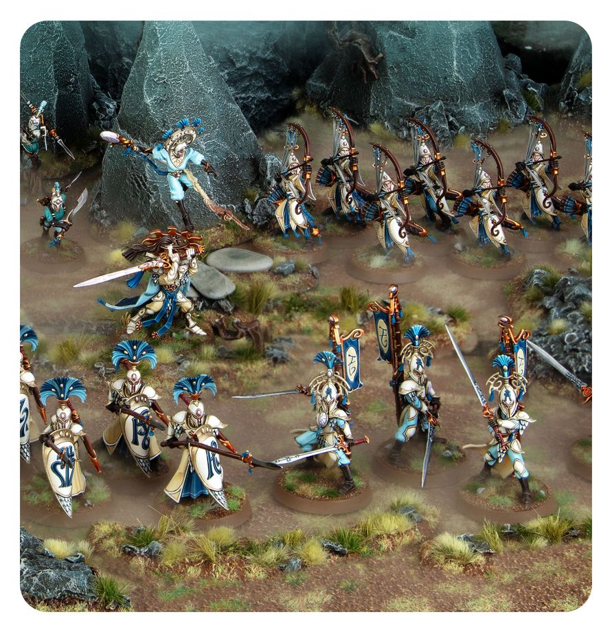 Warhammer Age of Sigmar Battleforce: Lumineth Realm-lords – Iliathan Warhost