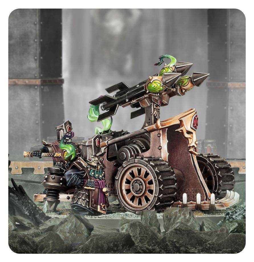 Warhammer Age of Sigmar Helsmiths of Hashut Deathshrieker Rocket Battery/Tormentor Bombard