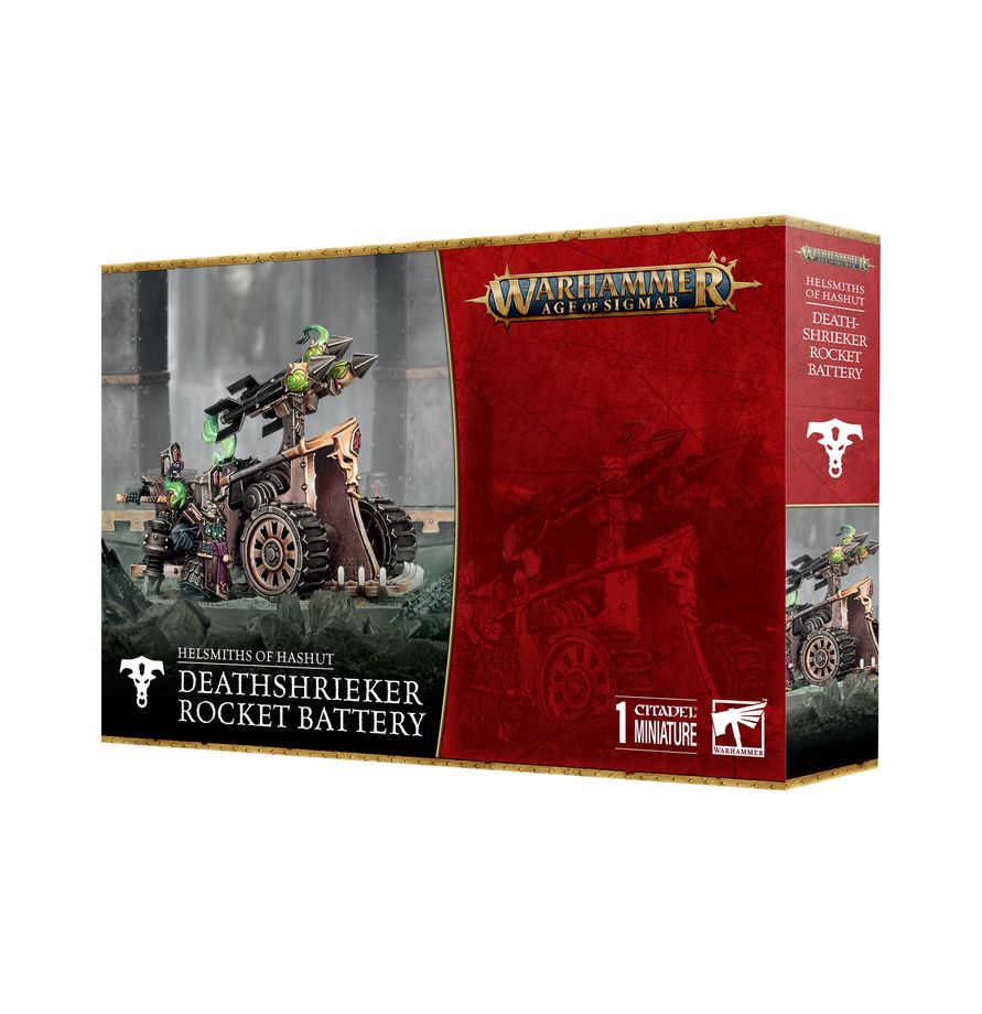 Warhammer Age of Sigmar Helsmiths of Hashut Deathshrieker Rocket Battery/Tormentor Bombard