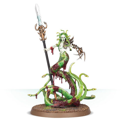 Warhammer Age of Sigmar Daughters of Khaine Slaughter Queen on Cauldron of Blood/Bloodwrack Shrine/Hag Queen on Cauldron of Blood