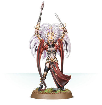 Warhammer Age of Sigmar Daughters of Khaine Slaughter Queen on Cauldron of Blood/Bloodwrack Shrine/Hag Queen on Cauldron of Blood