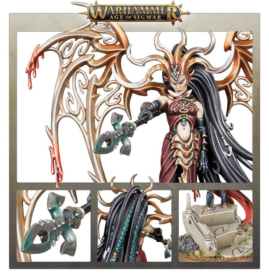 Warhammer Age of Sigmar Daughters of Khaine Morathi-Khaine and The Shadow Queen
