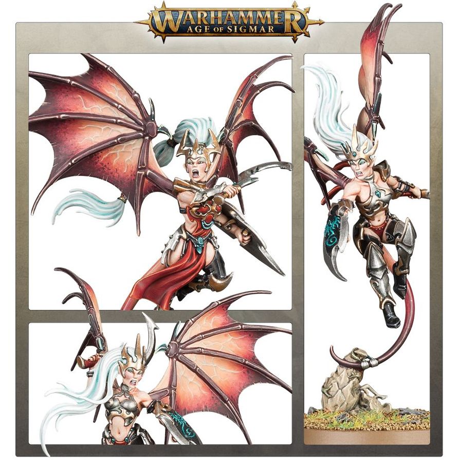 Warhammer Age of Sigmar Daughters of Khaine Khinerai Heartrenders/Khinerai Lifetakers