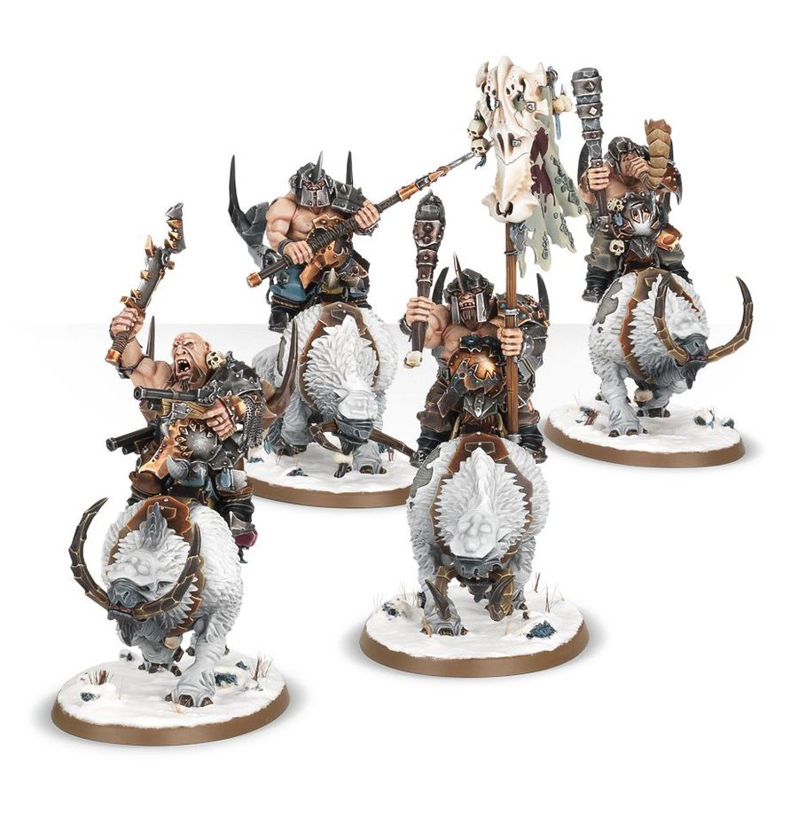 Warhammer Age of Sigmar Ogor Mawtribes Mournfang Pack