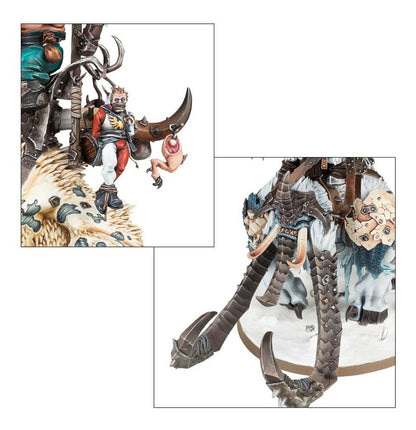 Warhammer Age of Sigmar Ogor Mawtribes Frostlord/Huskard/Beastriders on Stonehorn/Thundertusk