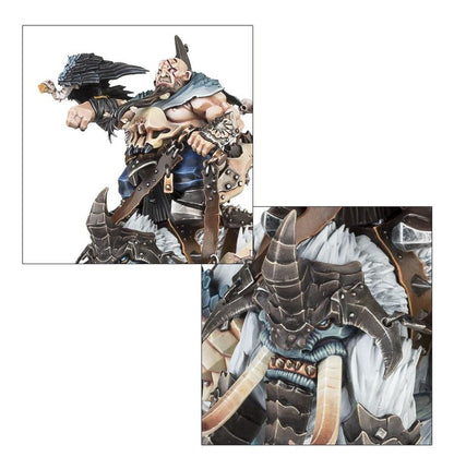 Warhammer Age of Sigmar Ogor Mawtribes Frostlord/Huskard/Beastriders on Stonehorn/Thundertusk