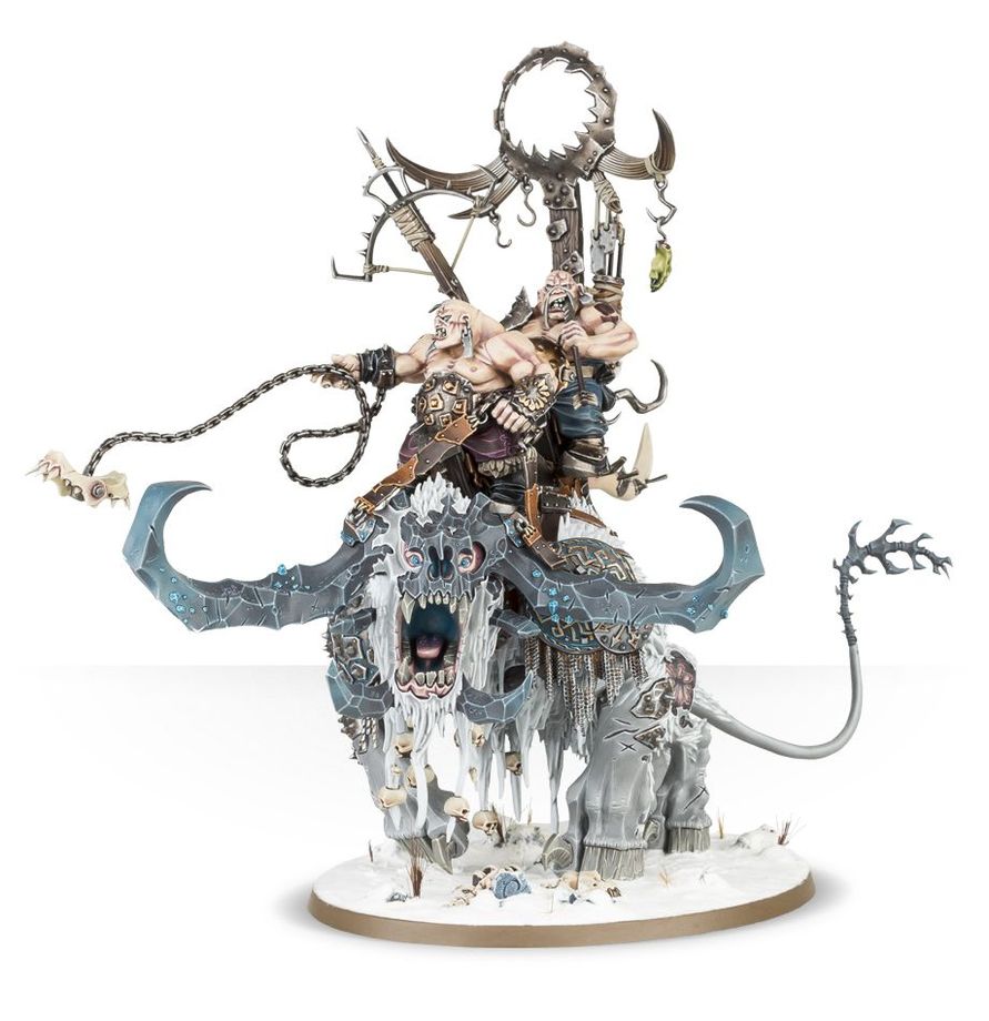 Warhammer Age of Sigmar Ogor Mawtribes Frostlord/Huskard/Beastriders on Stonehorn/Thundertusk