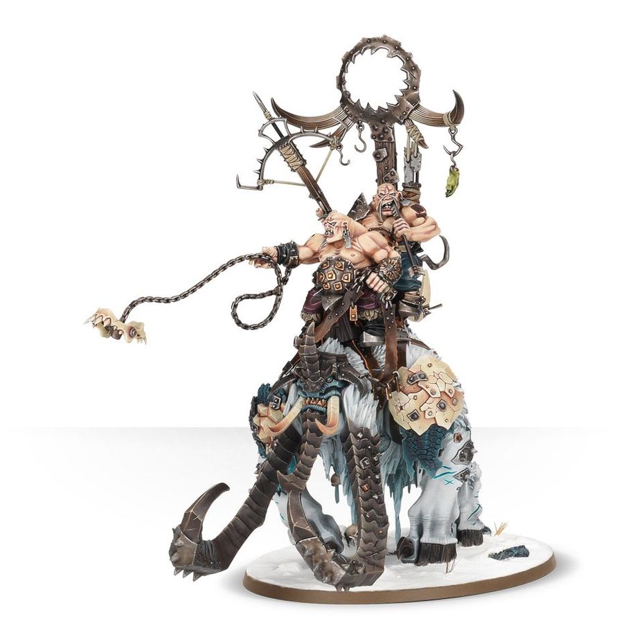 Warhammer Age of Sigmar Ogor Mawtribes Frostlord/Huskard/Beastriders on Stonehorn/Thundertusk