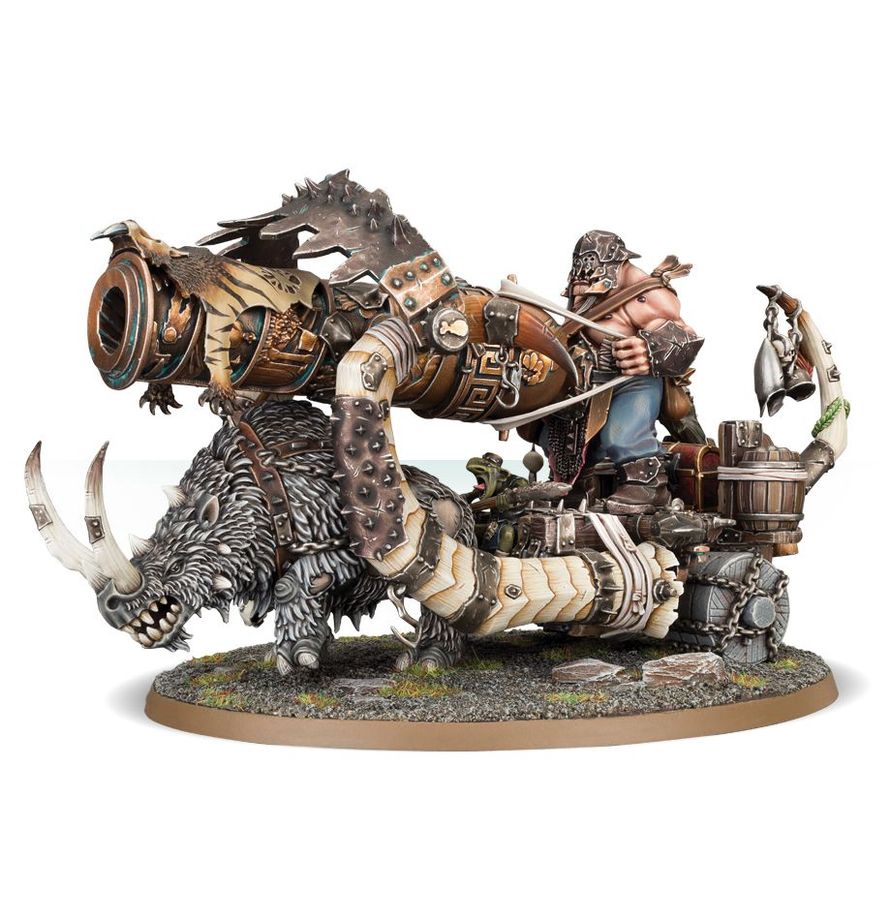 Warhammer Age of Sigmar Ogor Mawtribes Ironblaster/Gnoblar Scraplauncher